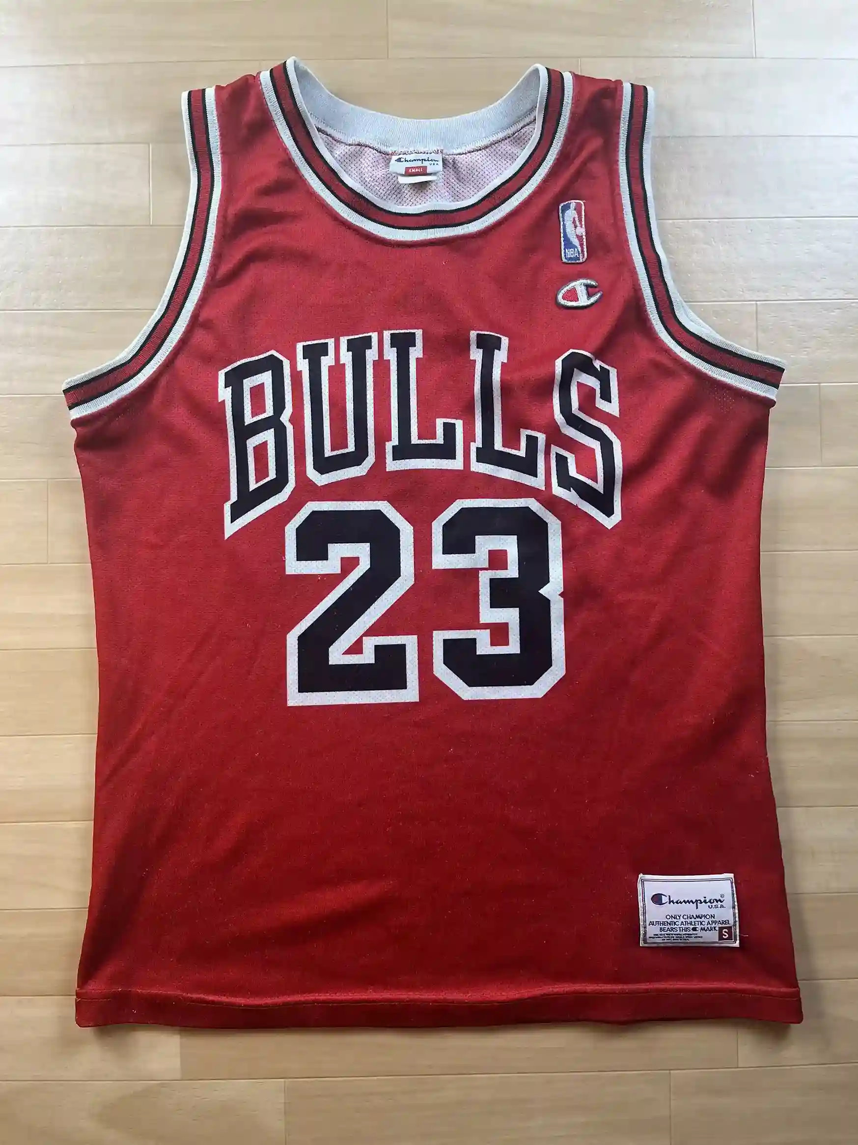 Maillot NBA Michael Jordan Chicago Bulls 1996-1998 authentique face avant
