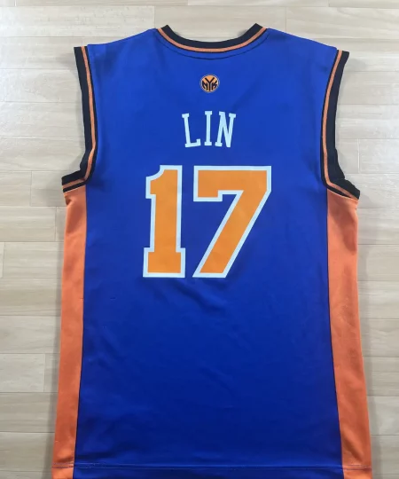 Maillot NBA Jeremy Lin New York Knicks 2011-2012 dos nom et numéro