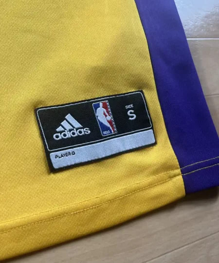 Jocktag authentique bas de Maillot NBA Kobe Bryant Los Angeles Lakers 2010-2016