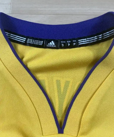 Étiquette col Maillot NBA Kobe Bryant Los Angeles Lakers 2010-2016