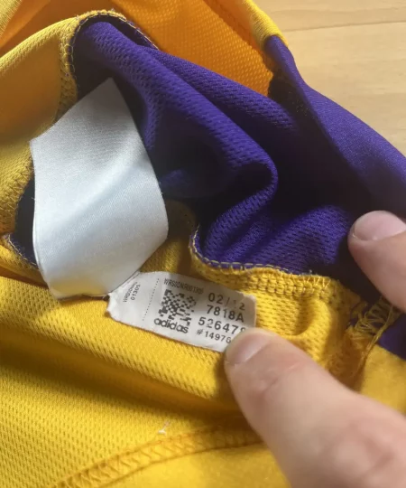QR Code Maillot NBA Kobe Bryant Los Angeles Lakers 2010-2016