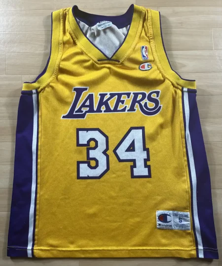 Maillot NBA Shaquille O'neale Los Angeles Lakers 1999-2004 authentique face avant