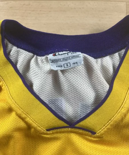 Étiquette col Maillot NBA Shaquille O'neale Los Angeles Lakers 1999-2004