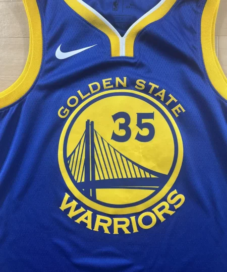 Zoom avant Maillot NBA Kevin Durant Golden State Warriors 2017-2019
