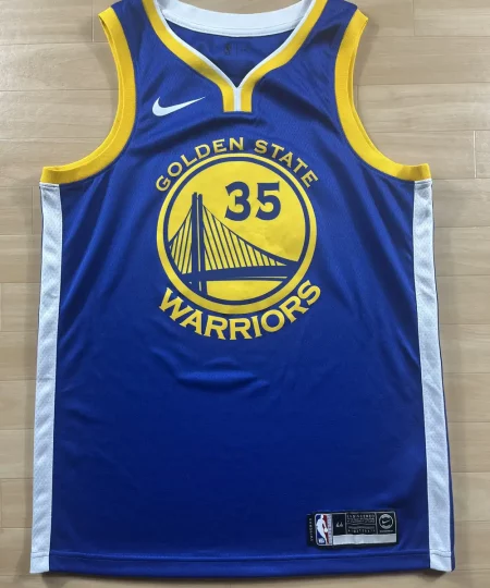 Maillot NBA Kevin Durant Golden State Warriors 2017-2019 authentique face avant