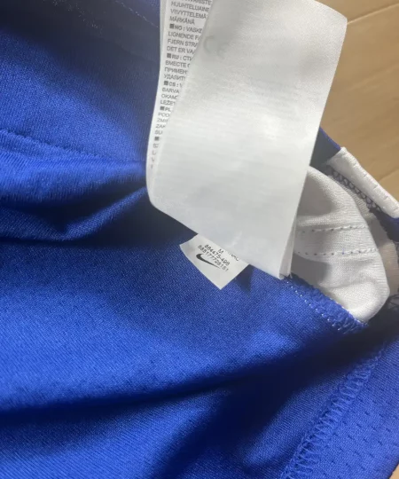 Étiquettes d'origine et instruction de lavage Maillot NBA Kevin Durant Golden State Warriors 2017-2019