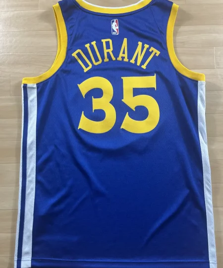 Maillot NBA Kevin Durant Golden State Warriors 2017-2019 dos nom et numéro