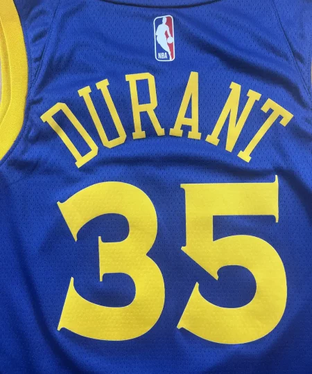 Zoom arrière Maillot NBA Kevin Durant Golden State Warriors 2017-2019