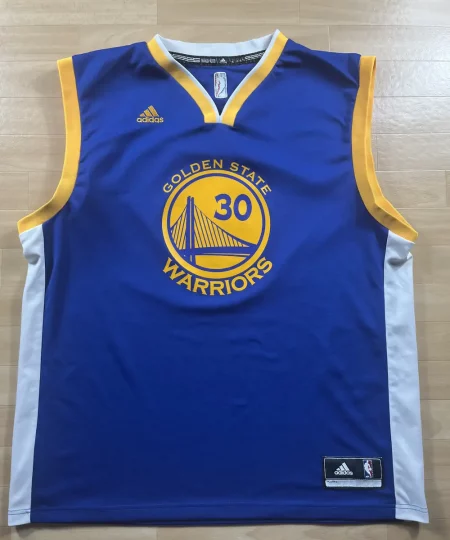 Maillot NBA Stephen Curry Golden State Warriors 2010-2017 authentique face avant