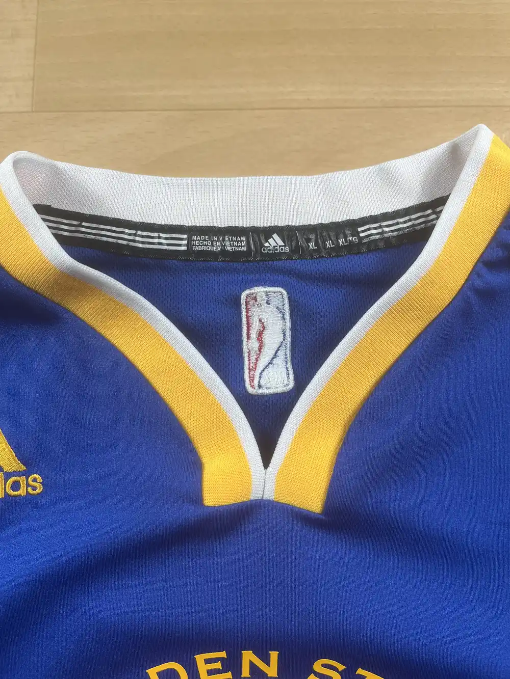 Étiquette col Maillot NBA Stephen Curry Golden State Warriors 2010-2017