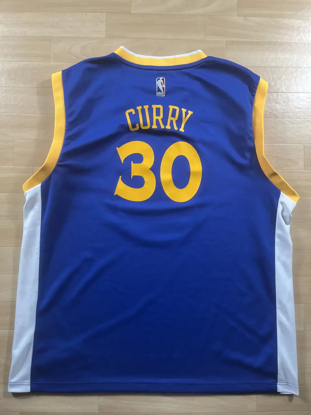 Maillot NBA Stephen Curry Golden State Warriors 2010-2017 dos nom et numéro