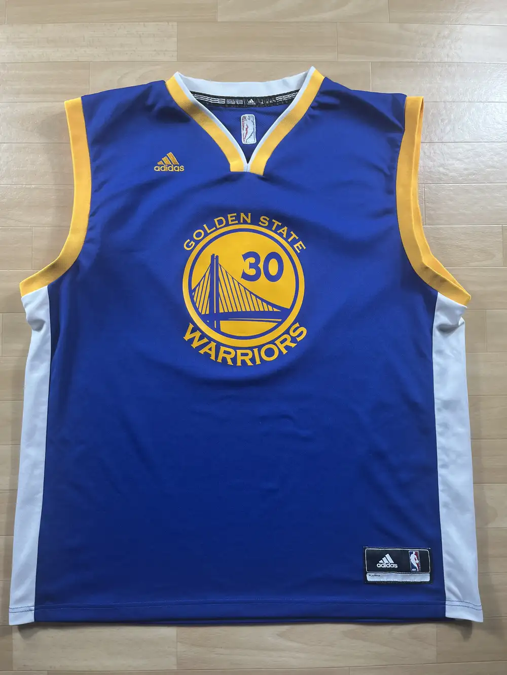 Maillot NBA Stephen Curry Golden State Warriors 2010-2017 authentique face avant
