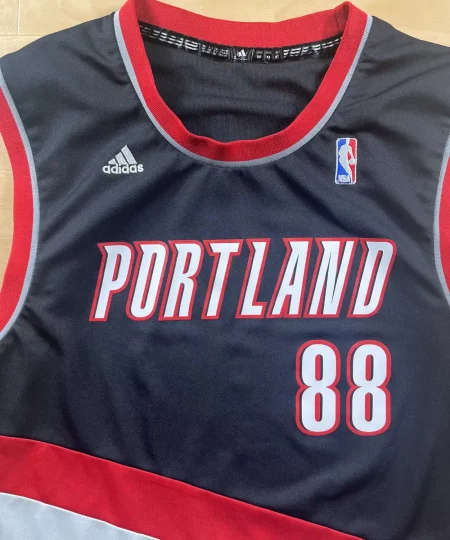 Zoom avant Maillot NBA Nicolas Batum Portland Trail Blazers 2010-2015