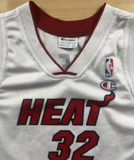 Zoom avant Maillot NBA Shaquille O'Neale Miami Heat 2004-2008