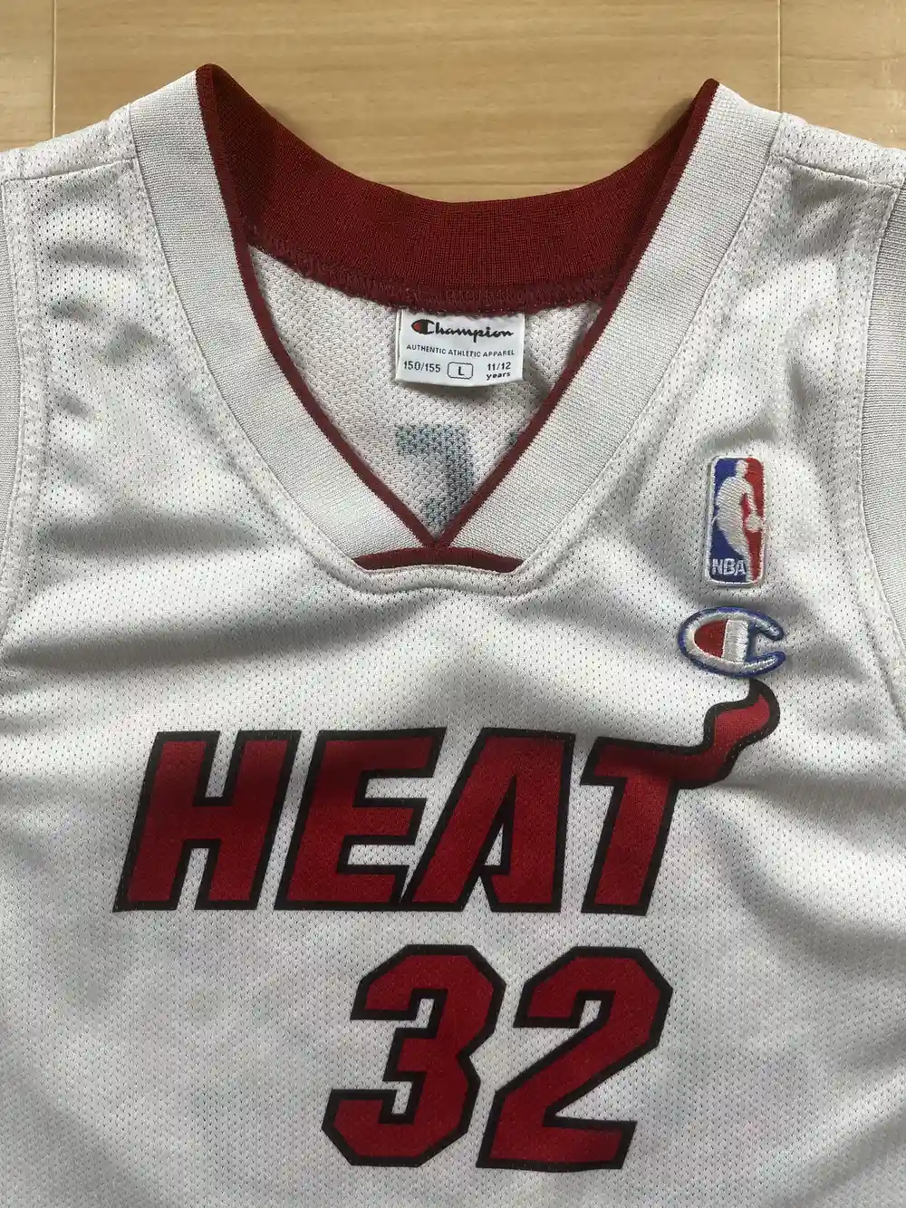 Zoom avant Maillot NBA Shaquille O'Neale Miami Heat 2004-2008