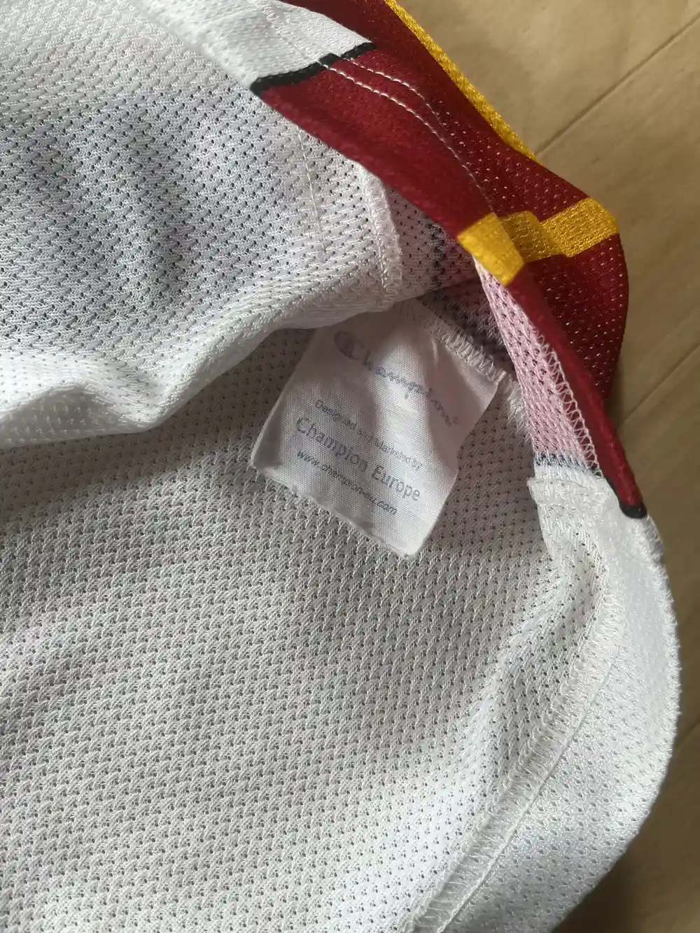 Étiquettes d'origine et instruction de lavage Maillot NBA Shaquille O'Neale Miami Heat 2004-2008