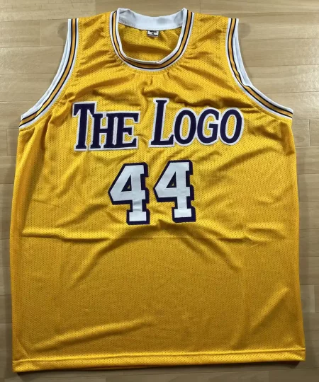 Maillot NBA Jerry West (dédicacé) Los Angeles Lakers 1960-1974 authentique face avant