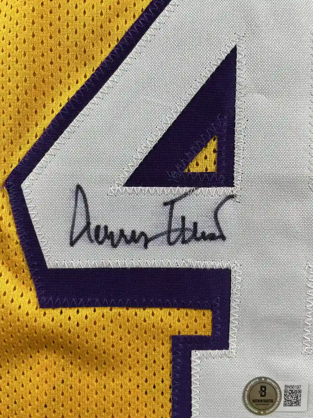 Zoom dédicage Maillot NBA Jerry West (dédicacé) Los Angeles Lakers 1960-1974