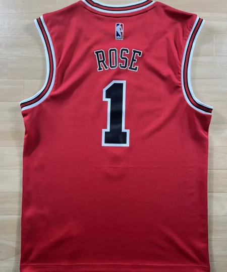 Maillot NBA Derrick Rose Chicago Bulls 2010-2016 dos nom et numéro