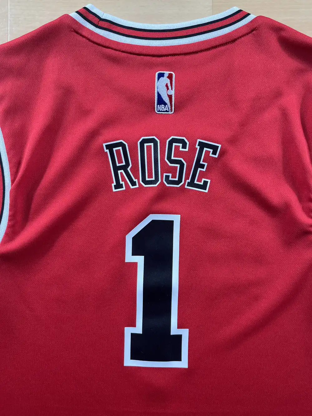 Zoom arrière Maillot NBA Derrick Rose Chicago Bulls 2010-2016