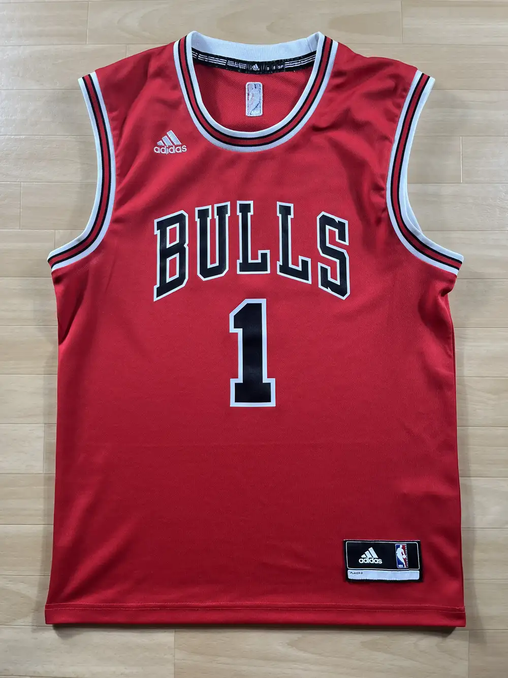 Maillot NBA Derrick Rose Chicago Bulls 2010-2016 authentique face avant