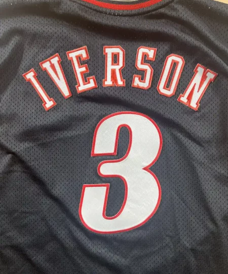 Zoom arrière Maillot NBA Allen Iverson Philadelphie 76ers 2003-2006