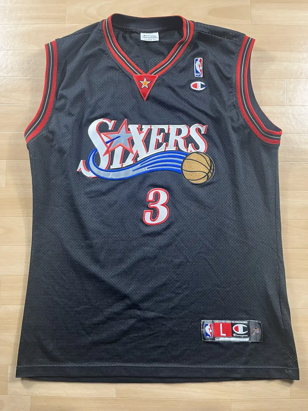 Maillot NBA Allen Iverson Philadelphie 76ers 2003-2006 authentique face avant
