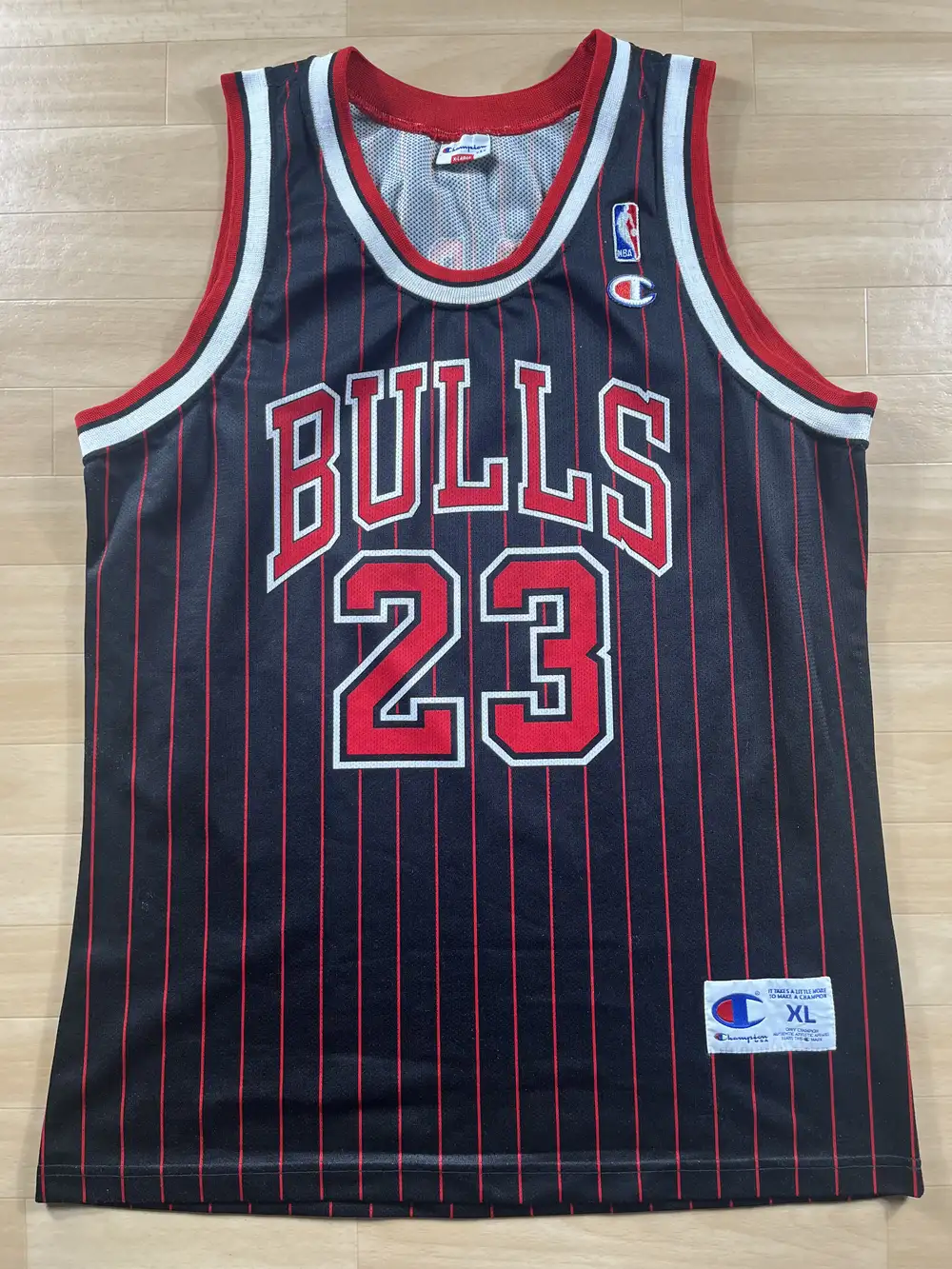 Maillot NBA Michael Jordan Chicago Bulls 1996-1998 authentique face avant