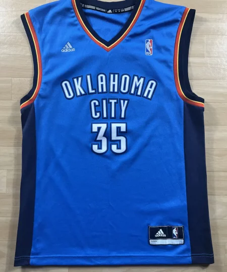 Maillot NBA Kevin Durant Oklahoma City Thunder 2010-2016 authentique face avant
