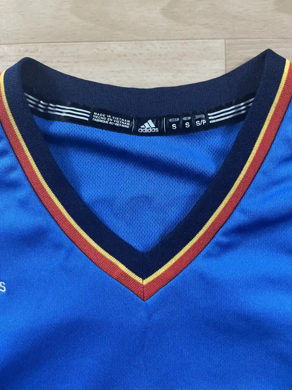 Étiquette col Maillot NBA Kevin Durant Oklahoma City Thunder 2010-2016