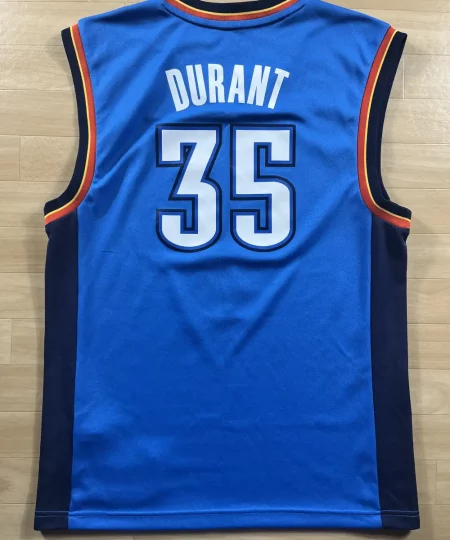Maillot NBA Kevin Durant Oklahoma City Thunder 2010-2016 dos nom et numéro