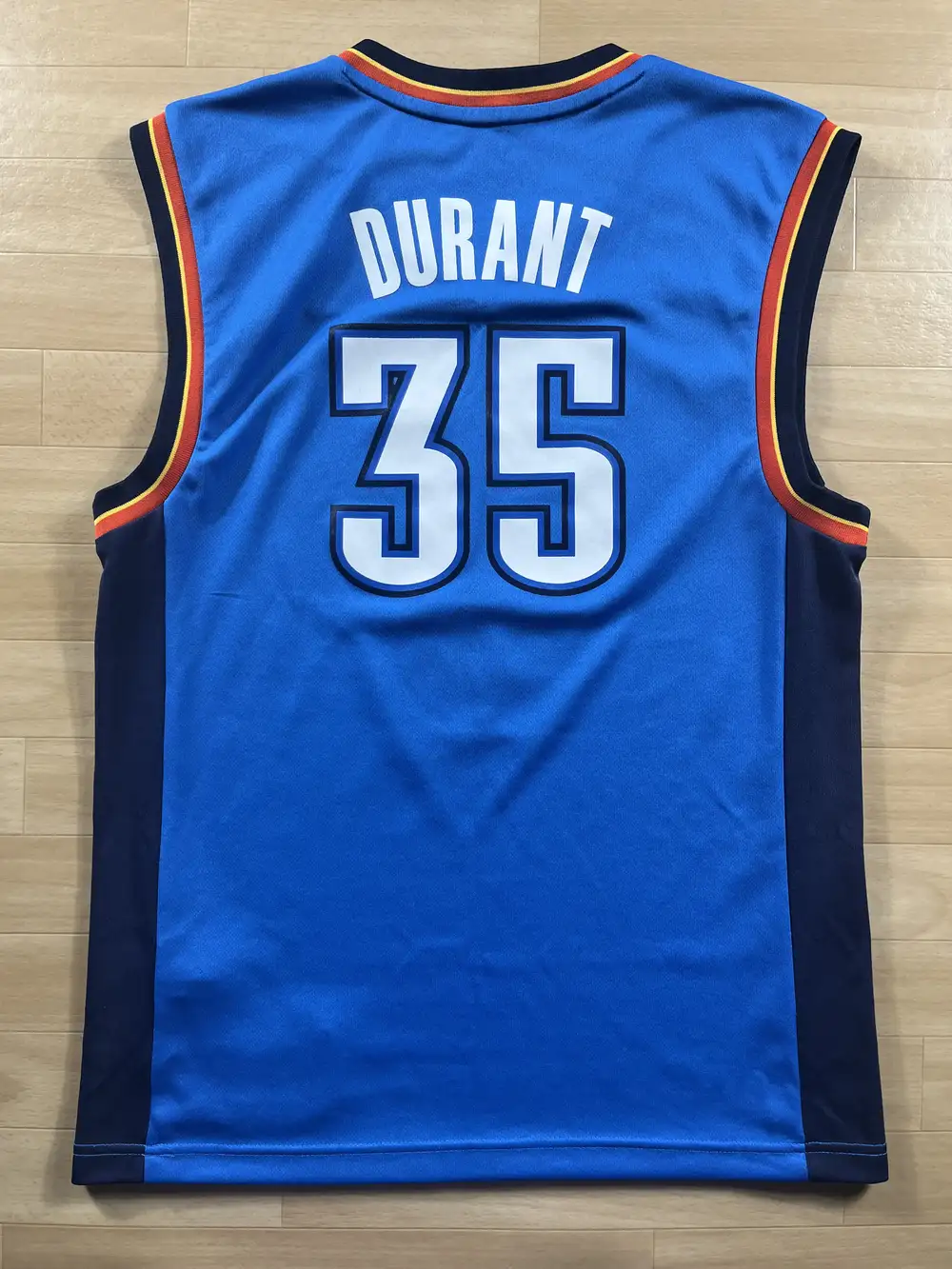 Maillot NBA Kevin Durant Oklahoma City Thunder 2010-2016 dos nom et numéro