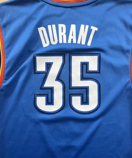 Zoom arrière Maillot NBA Kevin Durant Oklahoma City Thunder 2010-2016