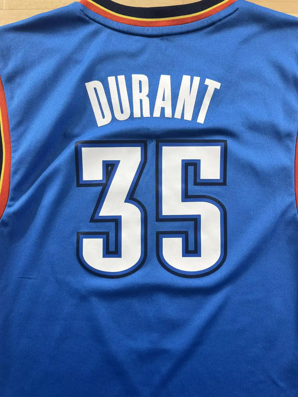 Zoom arrière Maillot NBA Kevin Durant Oklahoma City Thunder 2010-2016