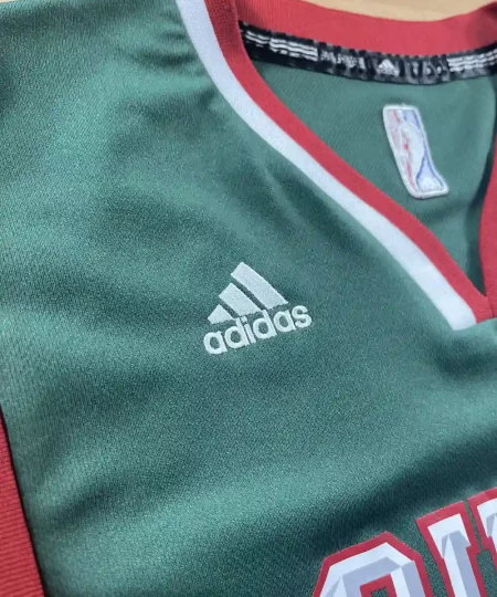 Logos Adidas marque Maillot NBA Giannis Antetokoumpo Milwaukee Bucks 2013-2015