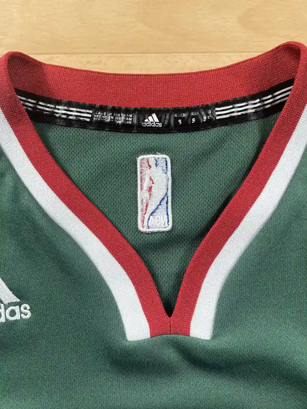 Étiquette col Maillot NBA Giannis Antetokoumpo Milwaukee Bucks 2013-2015