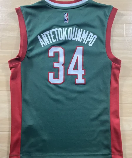 Maillot NBA Giannis Antetokoumpo Milwaukee Bucks 2013-2015 dos nom et numéro