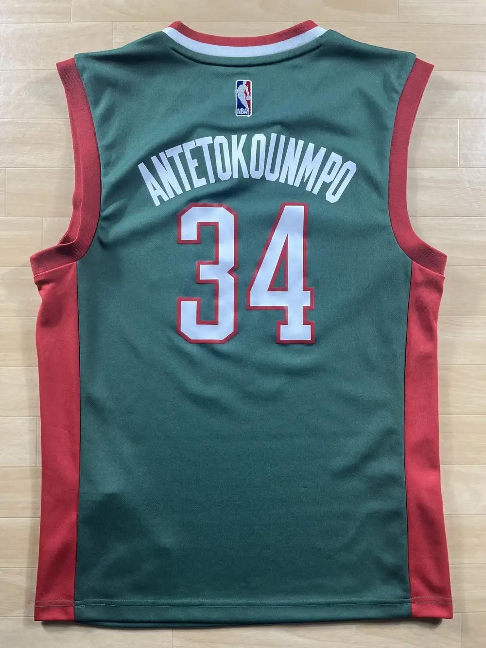 Maillot NBA Giannis Antetokoumpo Milwaukee Bucks 2013-2015 dos nom et numéro