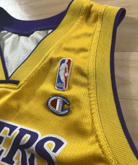 Logos brodés et détails marque Maillot NBA Kobe Bryant Los Angeles Lakers 2006-2010