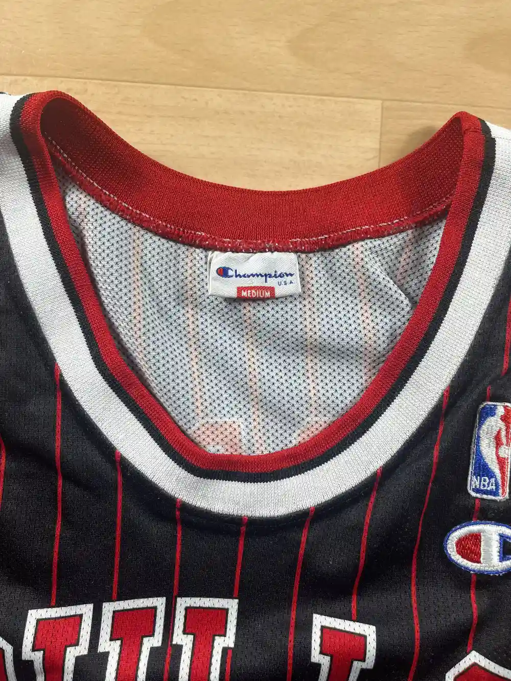Étiquette col Maillot NBA Michael Jordan Chicago Bulls 1996-1998