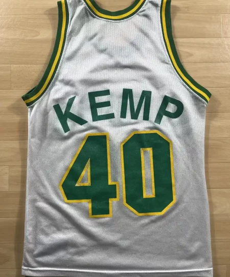 Maillot NBA Shawn Kemp Seattle Supersonics (Version US) 1991-1995 dos nom et numéro