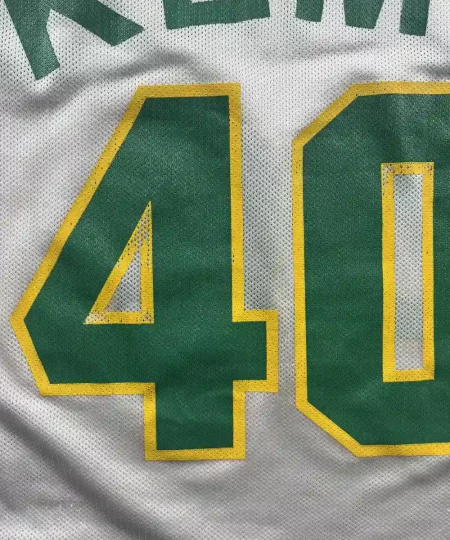 Usure dos flocage Maillot NBA Shawn Kemp Seattle Supersonics (Version US) 1991-1995