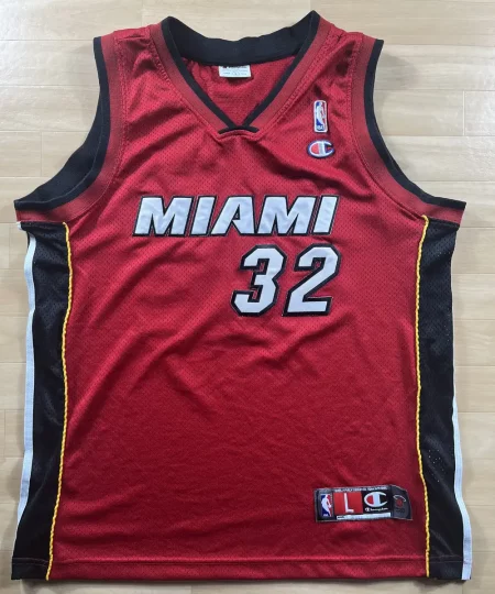 Maillot NBA Shaquille O'Neale Miami Heat 2004-2008 authentique face avant