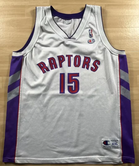 Maillot NBA Vince Carter Toronto Raptors 1999-2004 authentique face avant
